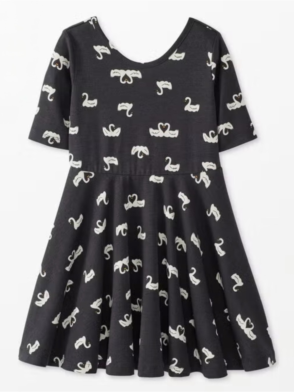 Hanna Anderson Printed Ballet Skater Dress